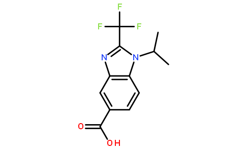 1-Isopropyl-2-(trifluoromethyl)-1h-benzimidazole-5-carboxylic acid