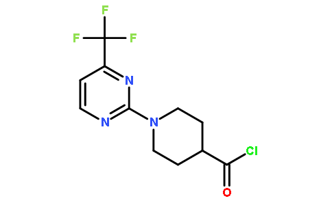 1-[4-(Trifluoromethyl)pyrimidin-2-yl]piperidine-4-carbonyl chloride