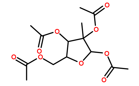 (3R,4R,5R)-5-(acetoxymethyl)-3-methyltetrahydrofuran-2,3,4-triyl triacetate