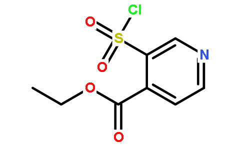 Ethyl 3-(chlorosulfonyl)isonicotinate