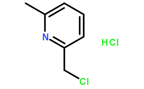 PYRIDINE,2-(CHLOROMETHYL)-6-METHYL-,HYDROCHLORIDE(1:1)