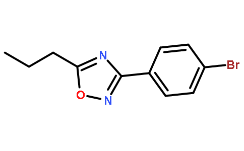 3-(4-BROMOPHENYL)-5-PROPYL-1,2,4-OXADIAZOLE