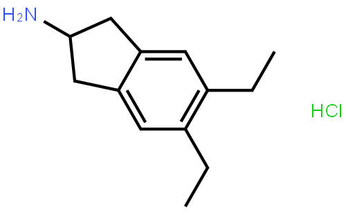 5,6-二乙基-2,3-二氢-1H-茚-2-胺盐酸盐