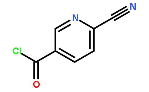 3-Pyridinecarbonyl chloride, 6-cyano- (9ci)