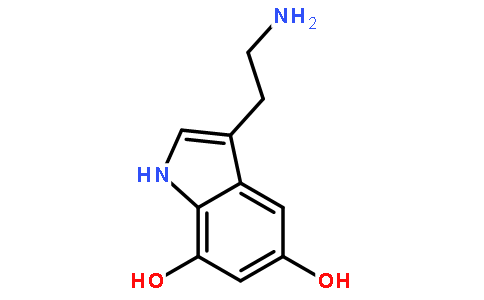 3-(2-aminoethyl)-1H-indole-5,7-diol HBr
