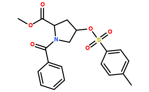 (2S,4R)-Methyl 1-benzoyl-4-(tosyloxy)pyrrolidine-2-carboxylate