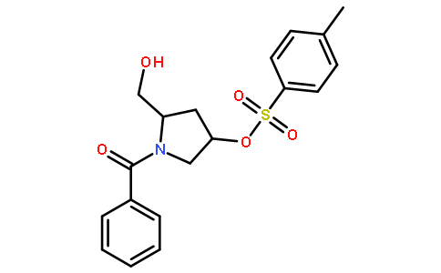 (3R,5S)-1-Benzoyl-5-(hydroxymethyl)pyrrolidin-3-yl 4-methylbenzenesulfonate