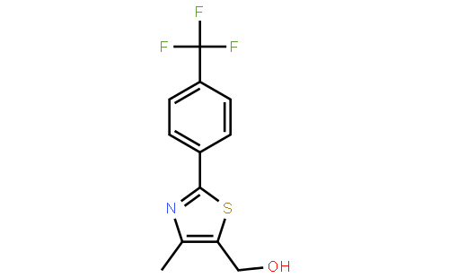 [4-甲基-2-(4-(三氟甲基)苯酚)-1,3-噻唑-5-基]甲醇