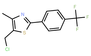 5-(氯甲基)-4-甲基-2-[4-(三氟甲基)苯基]-1,3-噻唑