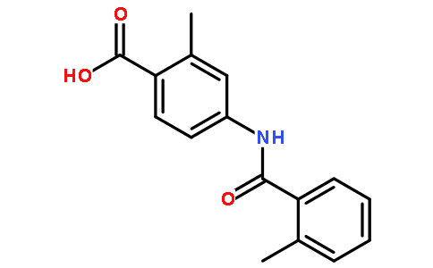 2-甲基-4-(2-甲基苯甲酰氨基)苯甲酸
