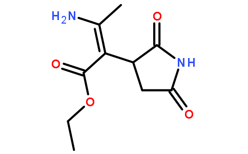 3-Amino-2-(2,5-dioxo-pyrrolidin-3-yl)-but-2-enoic acid ethyl ester