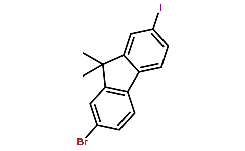 2-溴-7-碘-9,9-二甲基芴