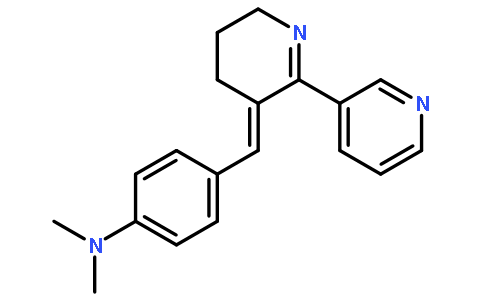 4-[(5,6-Dihydro[2, 3'-bipyridin]-3(4H)-ylidene)methyl]-N,N-dimethylbenzenamine dihydrochloride