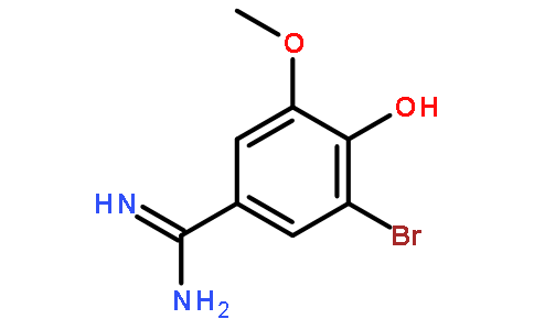 3-bromo-4-hydroxy-5-methoxybenzamidine