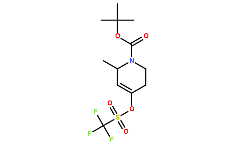 tert-butyl 2-methyl-4-(trifluoromethylsulfonyloxy)-5,6-dihydropyridine-1(2H)-carboxylate