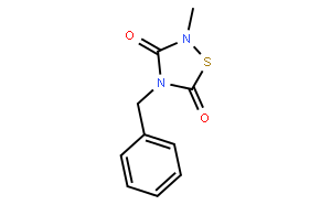 4-苯甲基-2-甲基-1,2,4-噻二唑烷-3,5-二酮