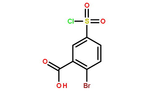 2-bromo-5-(chlorosulfonyl)benzoic acid