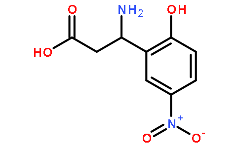 3-Amino-3-(2-hydroxy-5-nitro-phenyl)-propionic acid