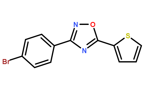 3-(4-Bromophenyl)-5-(thiophen-2-yl)-1,2,4-oxadiazole
