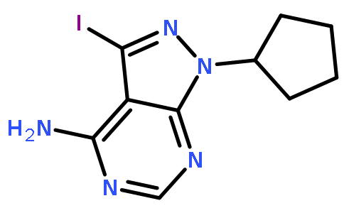 1-Cyclopentyl-3-iodo-1H-pyrazolo[3,4-d]pyrimidin-4-amine