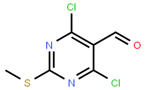 4,6-DICHLORO-2-METHYLSULFANYL-PYRIMIDINE-5-CARBALDEHYDE