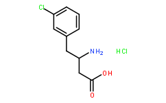 (R)-3-氨基-4-(3-氯苯基)丁酸盐酸盐