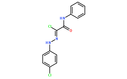2-CHLORO-2-[2-(4-CHLOROPHENYL)HYDRAZONO]-N-PHENYLACETAMIDE