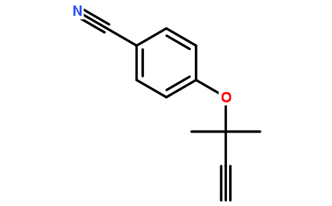 4-[(1,1-DIMETHYLPROP-2-YNYL)OXY]BENZONITRILE