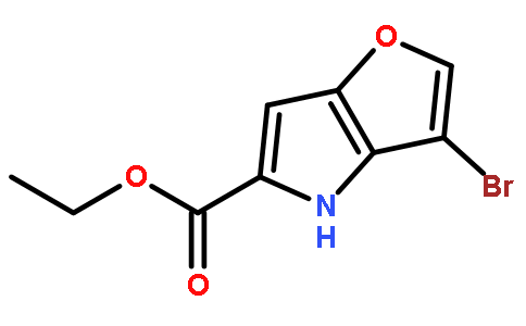 Ethyl 3-bromo-4H-furo[3,2-b]pyrrole-5-carboxylate