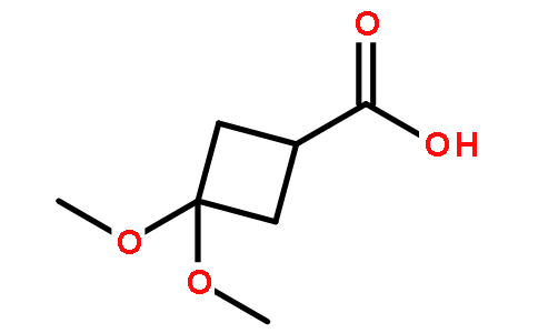 3,3-dimethoxycyclobutanecarboxylic acid
