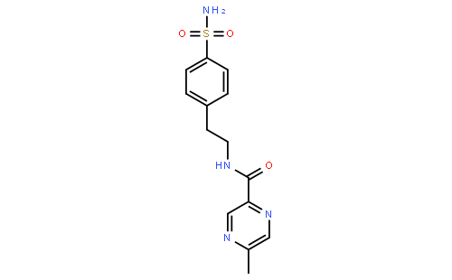 2-[4-氨基磺酰-苯基]-乙基-5-甲基吡嗪甲酰胺