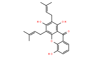 33390-41-9  1，3，5-三羟基-2，4-双(3-甲基-2-丁烯基)氧杂蒽酮