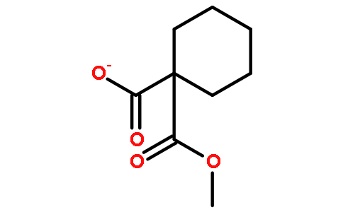 1,1-Cyclohexanedicarboxylic acid, 1-methyl ester