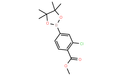 Methyl 2-chloro-4-(4,4,5,5-tetramethyl-1,3,2-dioxaborolan-2-yl)benzoate