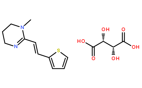 Pyrantel (+)-tartrate salt