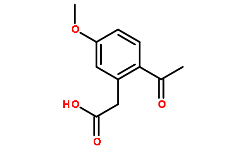(2-Acetyl-5-methoxyphenyl)acetic acid