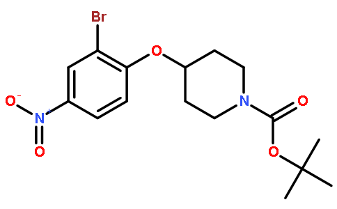 tert-Butyl 4-(2-bromo-4-nitrophenoxy)piperidine-1-carboxylate