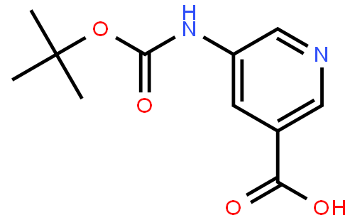 5-叔丁氧羰基氨基吡啶-3-羧酸