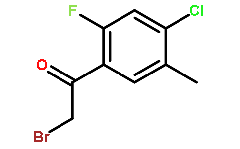 2-Bromo-1-(4-chloro-2-fluoro-5-methylphenyl)-1-ethanone