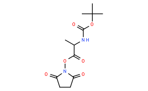 叔丁氧羰基-L-丙氨酸N-丁二酰亞胺酯