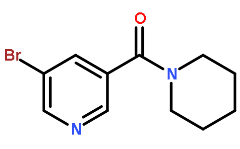 5-Bromo-3-(piperidin-1-ylcarbonyl)pyridine