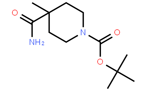 1-叔丁氧羰基-4-甲基哌啶-4-甲酰胺