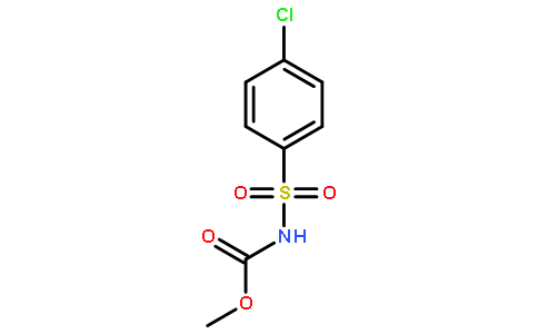 CARBAMIC ACID,N-[(4-CHLOROPHENYL)SULFONYL]-,METHYL ESTER