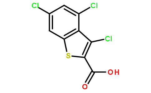 3,4,6-trichlorobenzo[B]thiophene-2-carboxylic acid