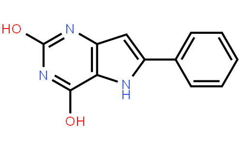 6-Phenyl-5H-pyrrolo[3,2-d]pyrimidine-2,4-diol