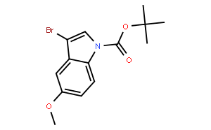 3-溴-5-甲氧基吲哚-1-羧酸叔丁酯