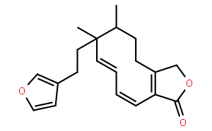 (6R，7S，8E，10Z)-7-[2-(3-呋喃基)乙基]-4，5，6，7-四氫-6，7-二甲基環(huán)癸并[C]呋喃-1(3H)-酮