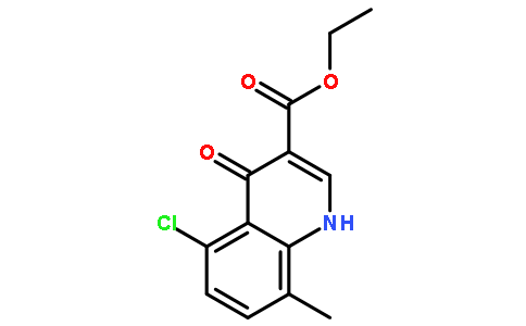 Ethyl 5-chloro-8-methyl-4-oxo-1,4-dihydroquinoline-3-carboxylate