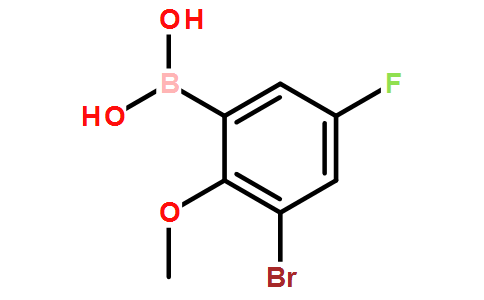 3-Bromo-5-fluoro-2-methoxyphenylboronic acid