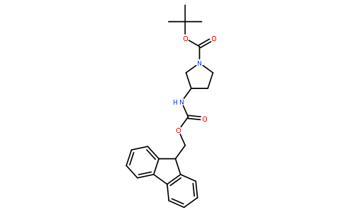 (R)-tert-Butyl 3-((((9H-fluoren-9-yl)methoxy)carbonyl)amino)pyrrolidine-1-carboxylate